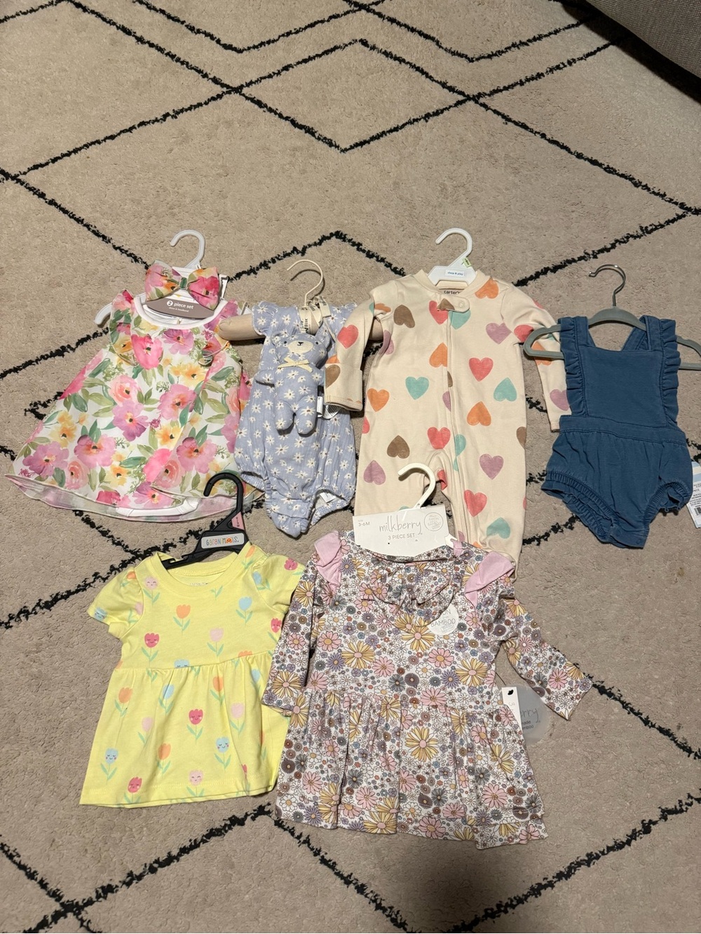 Mixed Baby Girls Clothing Bundle 3-6 months NWT
